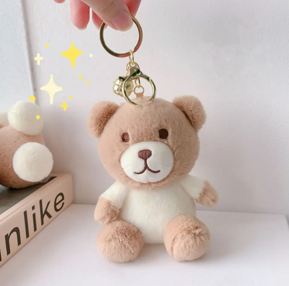 Kinako Plush Bear Key Ring